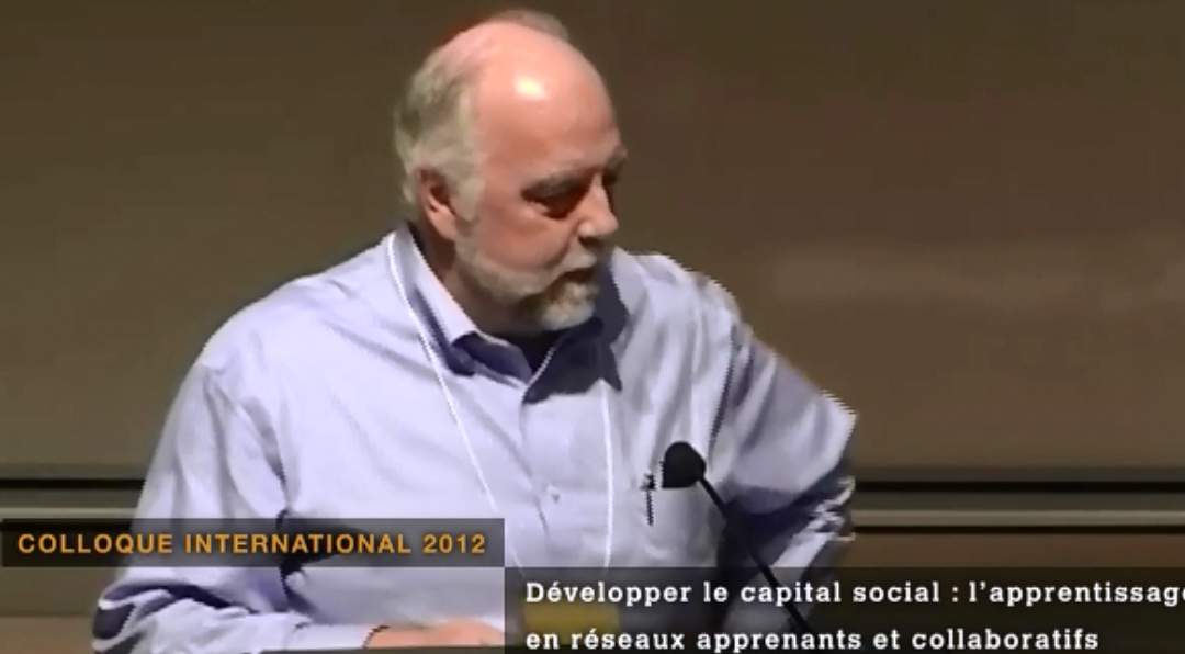 Réal Jacob – Développer le capital social : l’apprentissage en réseaux apprenants et collaboratifs