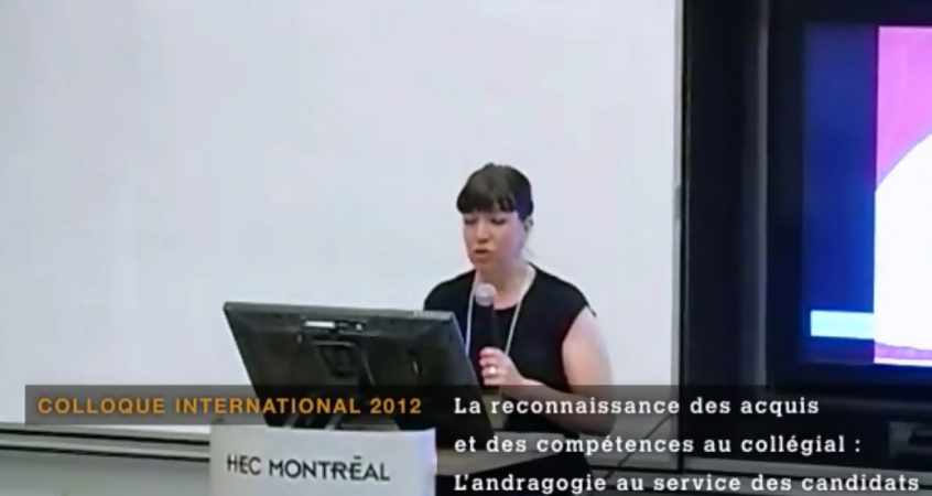 Andrée Langevin et Magali Robitaille – La reconnaissance des acquis et des compétences au collégial : l’andragogie au service des candidats