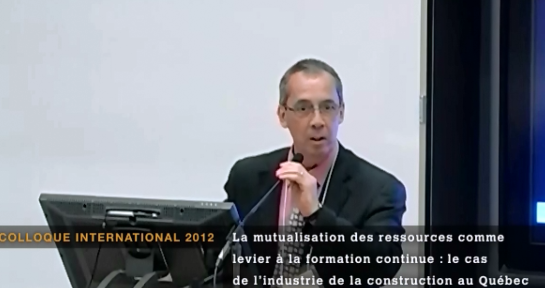 Jean Charest – La mutualisation des ressources comme levier à la formation continue : le cas de l’industrie de la construction au Québec